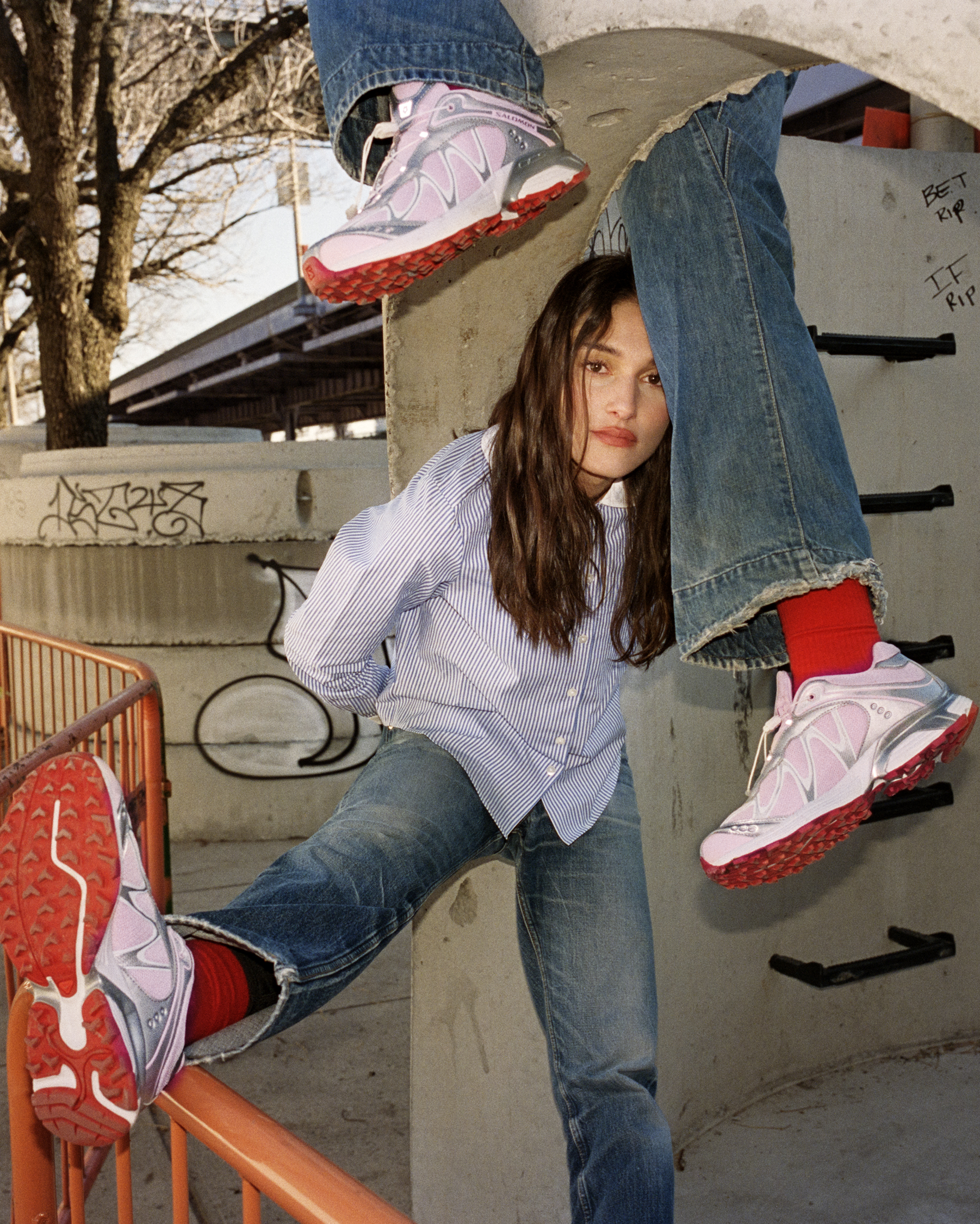 ディオールのスリッパ 23.5cm SALOMON x SANDY LIANG XT-WHISPER